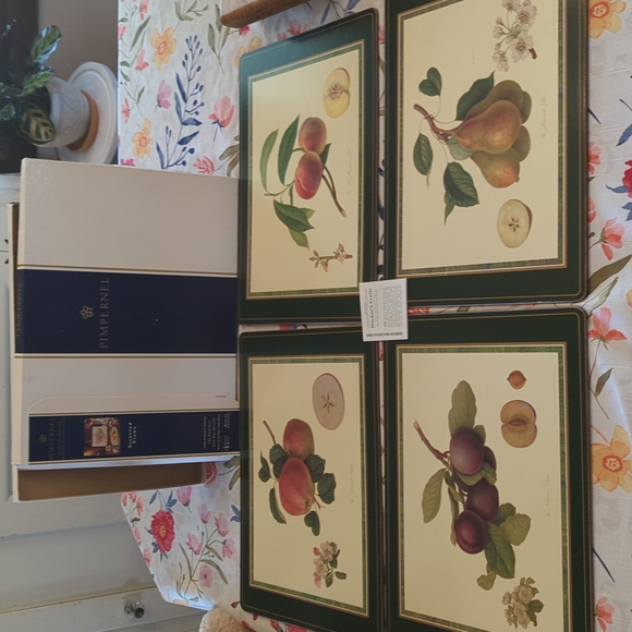 Pimpernel Dining Pimpernel Hookers Fruits Set 4 Placemats